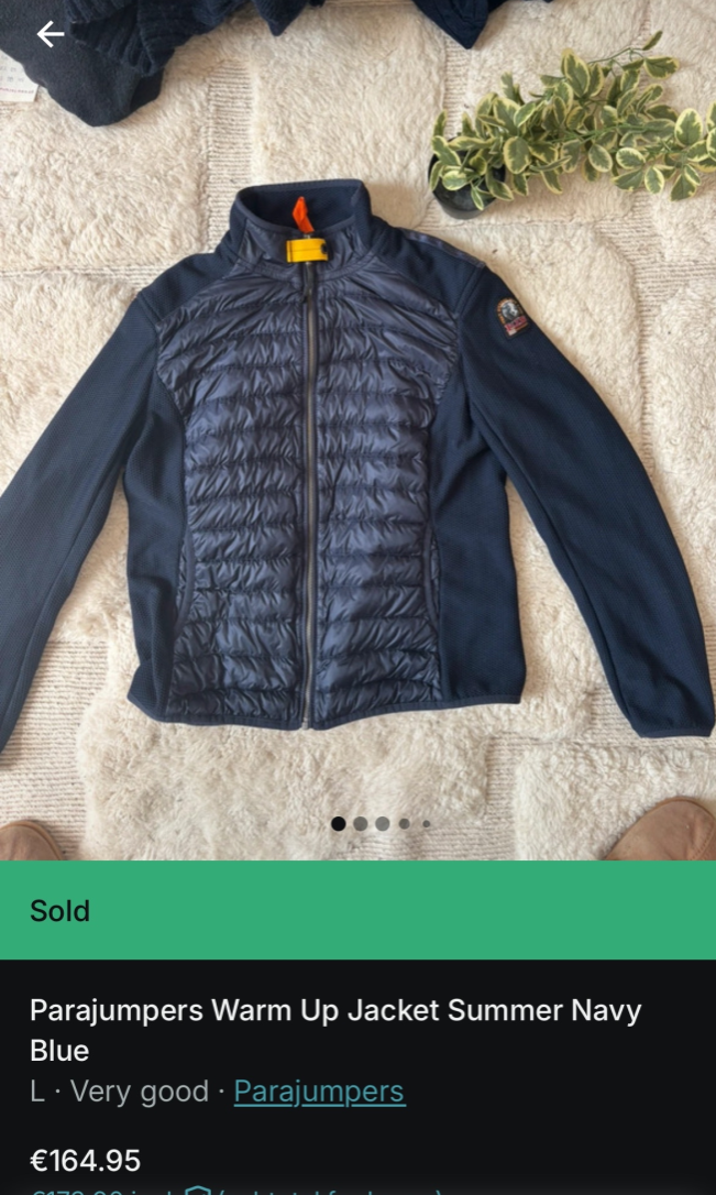 Parajumper warm up jacket
