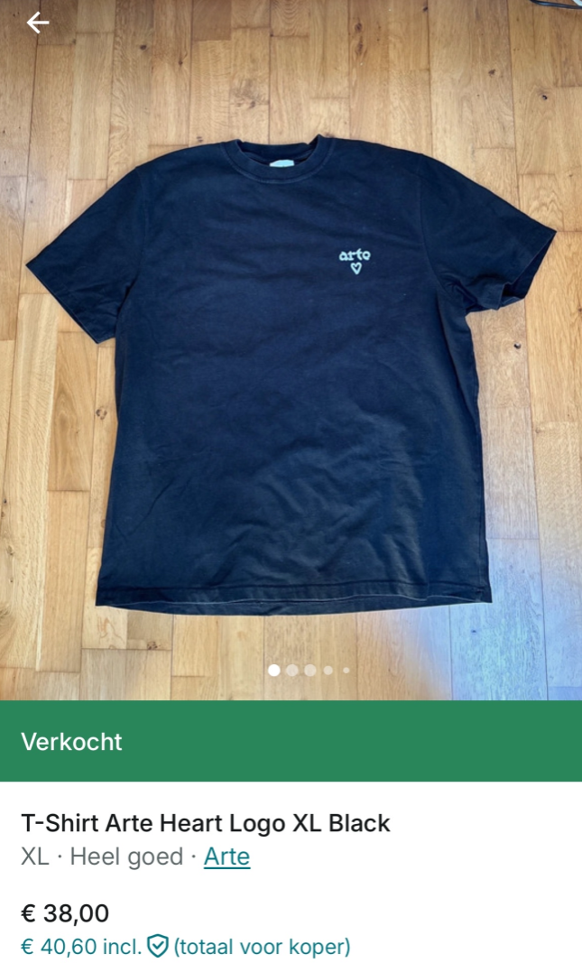 T-shirt Arte Heart Logo